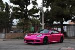 Porsche Panamera Pink Chrome by Impressive Wrap 2016 года